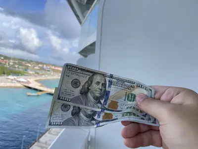 Cash on cruise ship