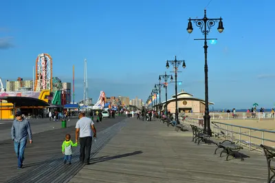 Coney Island boardwlak