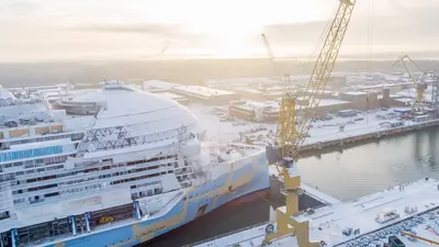 CARNIVAL CELEBRATION floated out at Meyer Turku shipyard