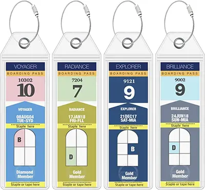 Luggage tag holders