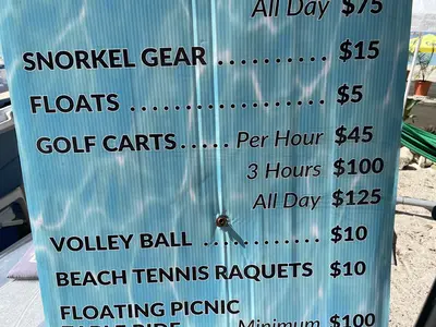 Prices for golf carts