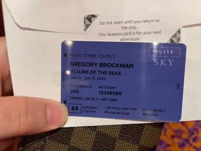 SeaPass card