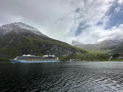 Anthem of the Seas in Geiranger