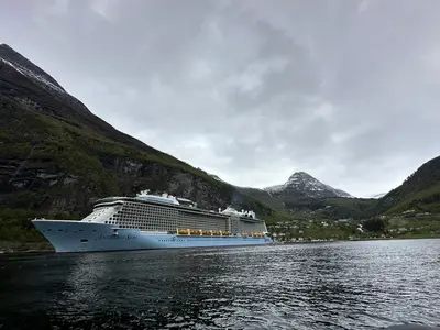 Anthem of the Seas in Geiranger