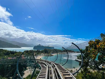 Dragon's Tail coaster in Labadee