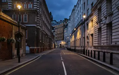 Empty London street