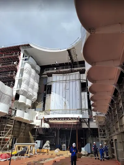 Giovanni's on Utopia of the Seas construction