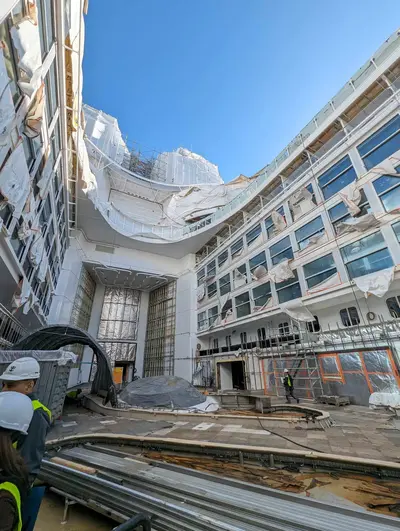 Central Park construction