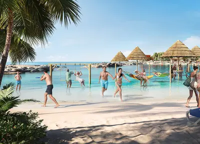 Hideaway Beach Club render