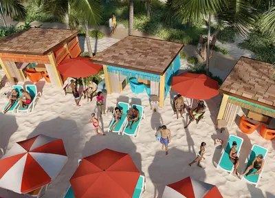 Hideaway Beach Club render