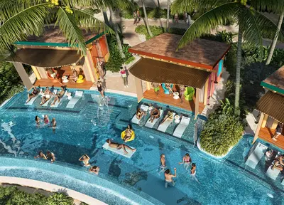 Hideaway Beach Club render