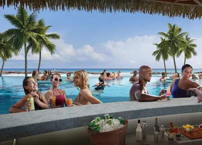 Hideaway Beach Club render