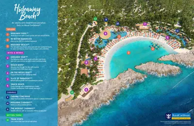 Hideaway Beach layout