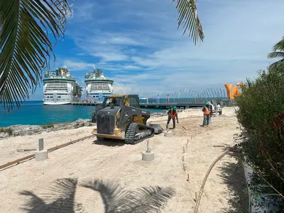 Hideaway Beach construction