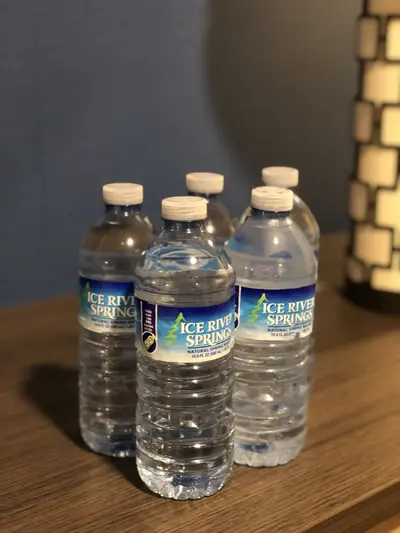 Bottles of water