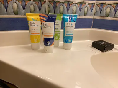 Upgraded toiletries