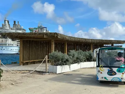 Tram station construction