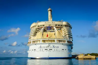 Cruise Ship (Not RC) + Coronado Bridge - Royal Caribbean