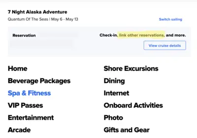cruise-planner-linking-reservation