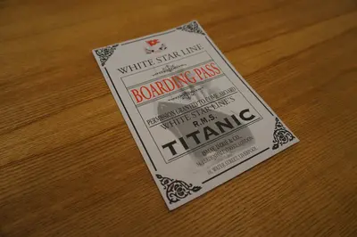 Titanic ticket