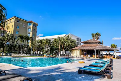 British Colonial hilton resort pool