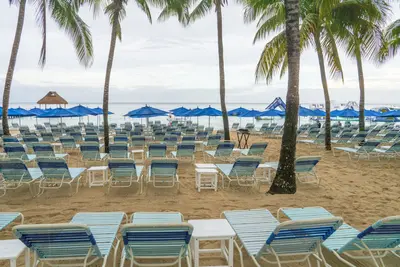 Beach and chairs