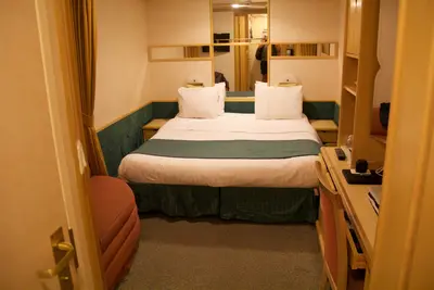 Inside cabin on Enchantment of the Seas