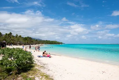 beach in Mystery Island Vanuatu