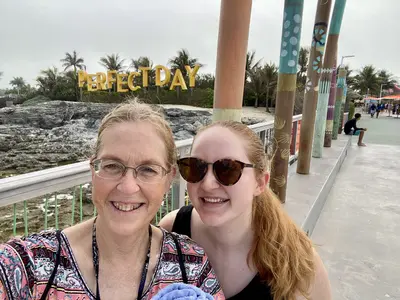 Angie and Patty at CocoCay