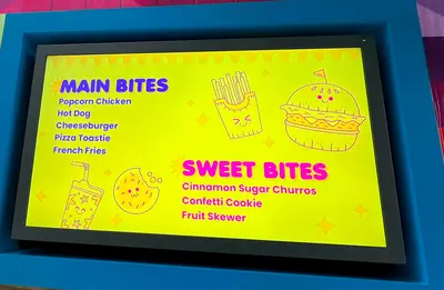 Surfside Bites menu