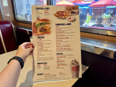 Johnny Rockets menu