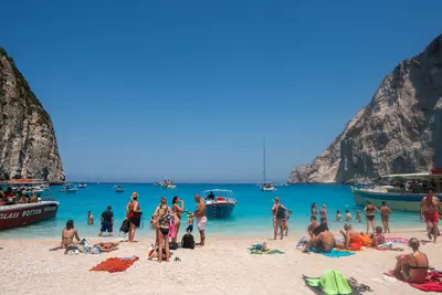 Beach in Zakynthos, Greece