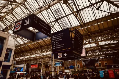 Train station in London