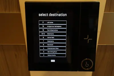 Intelligent elevator test on Harmony of the Seas