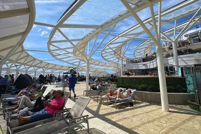 Solarium on Harmony of the Seas