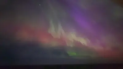 Northern lights on Brilliance of the Seas