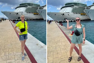 Angie and Patty in Cozumel