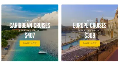 Low prices for a cruise