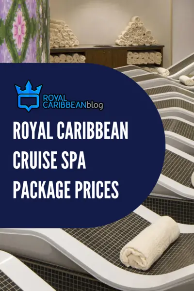Royal Caribbean cruise spa packages prices