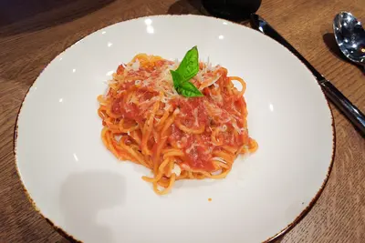 Spaghetti Pomodoro dish