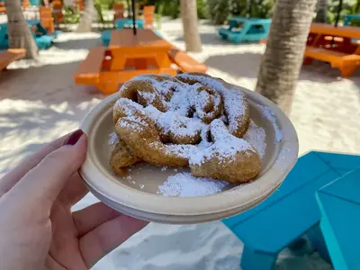 Funnel cake at CocoCay