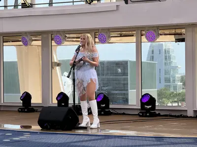 Meghan Trainor performing