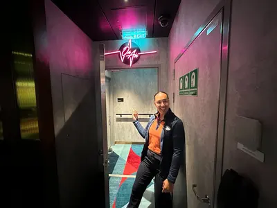 Karaoke room entrance