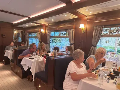 Diners in Royal Railway