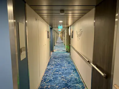 Utopia of the seas hallway