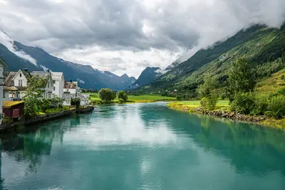 Olden norway landscape