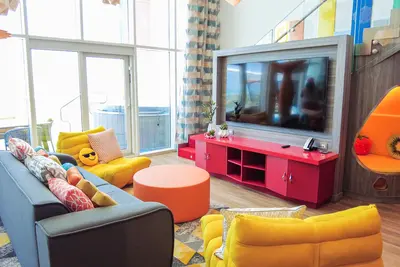 Ultimate Family Suite tv area