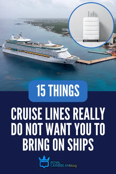 15 things cruise lines really do not want you to bring on ships