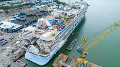 Icon of the Seas under construction