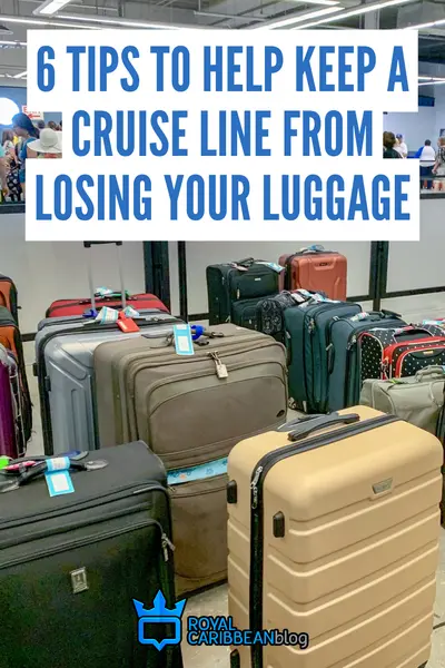 6 tips to help keep a cruise line from losing your luggage